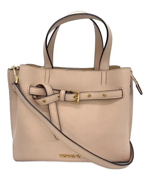 MICHAEL KORS（マイケル・コース）MICHAEL KORS (マイケル・コース) 2WAYバッグ ピンクの古着・服飾アイテム