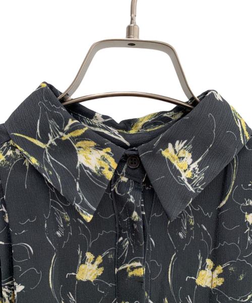 eimy istoire（エイミーイストワール）eimy istoire (エイミーイストワール) 長袖ワンピース グリーン×イエロー サイズ:FREEの古着・服飾アイテム