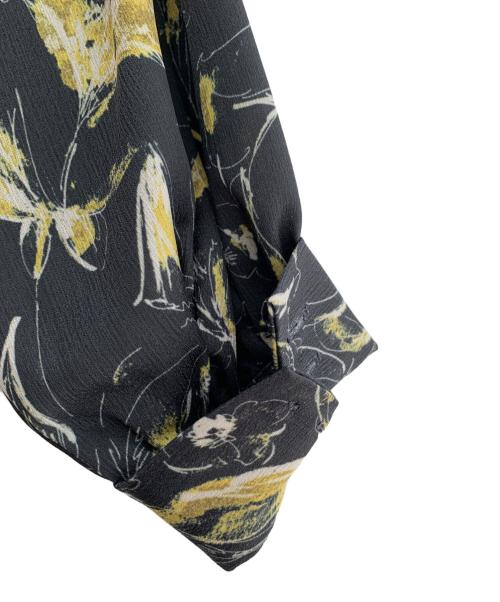 eimy istoire（エイミーイストワール）eimy istoire (エイミーイストワール) 長袖ワンピース グリーン×イエロー サイズ:FREEの古着・服飾アイテム