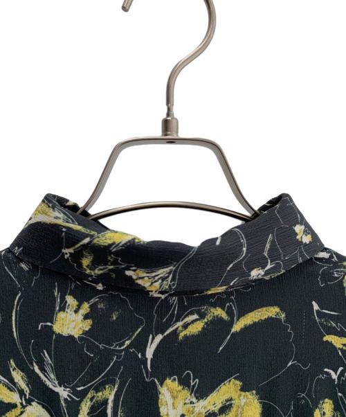 eimy istoire（エイミーイストワール）eimy istoire (エイミーイストワール) 長袖ワンピース グリーン×イエロー サイズ:FREEの古着・服飾アイテム