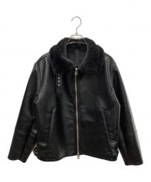 AZUL by moussy（アズールバイマウジー）の古着「B3ブルゾン」｜ブラック