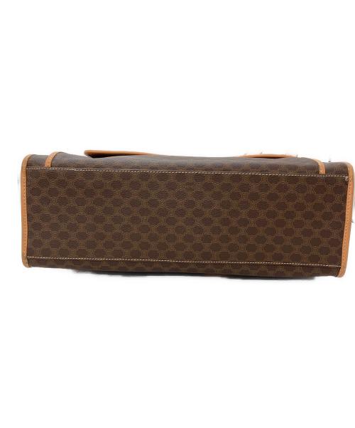 CELINE（セリーヌ）CELINE (セリーヌ) マカダム柄トートバッグ ブラウンの古着・服飾アイテム