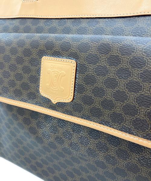 CELINE（セリーヌ）CELINE (セリーヌ) マカダム柄トートバッグ ブラウンの古着・服飾アイテム