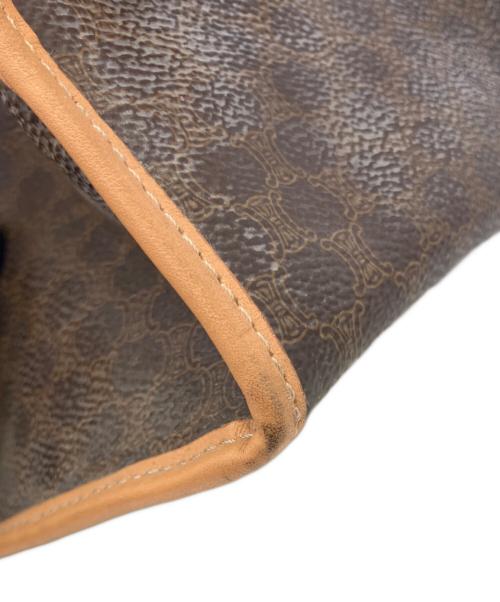 CELINE（セリーヌ）CELINE (セリーヌ) マカダム柄トートバッグ ブラウンの古着・服飾アイテム
