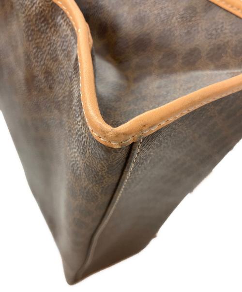 CELINE（セリーヌ）CELINE (セリーヌ) マカダム柄トートバッグ ブラウンの古着・服飾アイテム