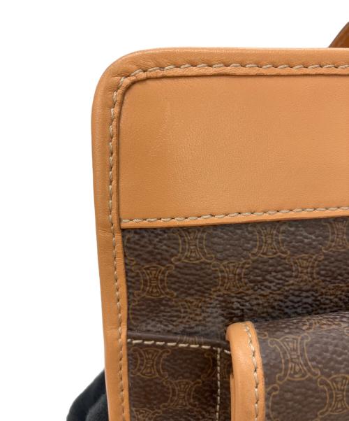 CELINE（セリーヌ）CELINE (セリーヌ) マカダム柄トートバッグ ブラウンの古着・服飾アイテム