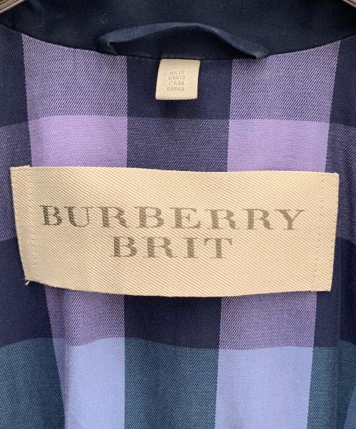 BURBERRY BRIT（バーバリーブリット）BURBERRY BRIT (バーバリーブリット) トレンチコート ネイビー サイズ:UK12の古着・服飾アイテム
