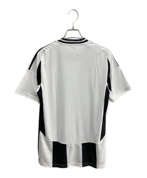 adidas（アディダス）adidas (アディダス) ゲームシャツ ホワイト×ブラック サイズ:Ｓの古着・服飾アイテム