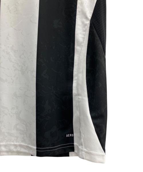 adidas（アディダス）adidas (アディダス) ゲームシャツ ホワイト×ブラック サイズ:Ｓの古着・服飾アイテム