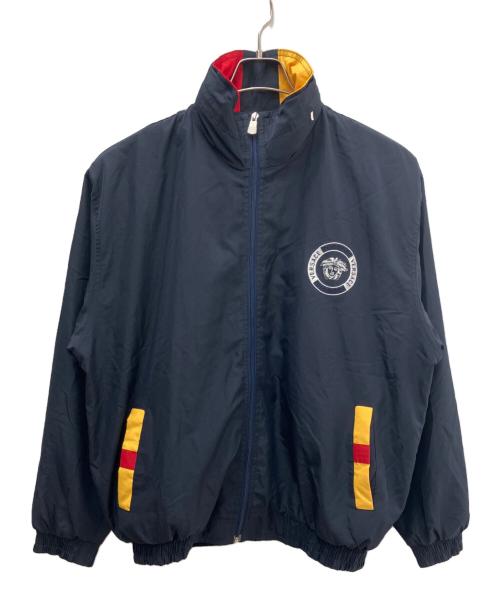 GIANNI VERSACE（ジャンニ・ヴェルサーチ）GIANNI VERSACE (ジャンニ・ヴェルサーチ) ナイロンジャケット ネイビー サイズ:XLの古着・服飾アイテム