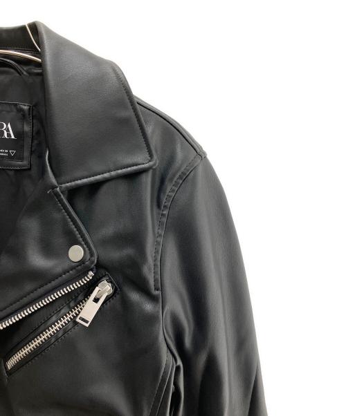 ZARA（ザラ）ZARA (ザラ) ライダースジャケット ブラック サイズ:EUR Sの古着・服飾アイテム