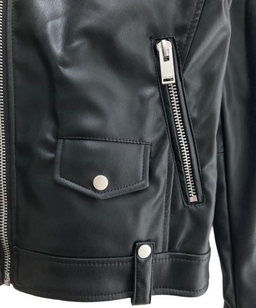 ZARA（ザラ）ZARA (ザラ) ライダースジャケット ブラック サイズ:EUR Sの古着・服飾アイテム