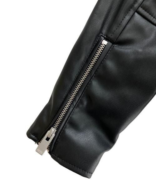 ZARA（ザラ）ZARA (ザラ) ライダースジャケット ブラック サイズ:EUR Sの古着・服飾アイテム
