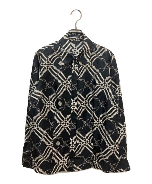 BURBERRY LONDON（バーバリーロンドン）BURBERRY LONDON (バーバリーロンドン) 長袖シャツ ブラック サイズ:44の古着・服飾アイテム