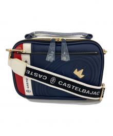 CASTELBAJAC（カステルバジャック）の古着「ショルダーバッグ」｜ネイビー×ホワイト