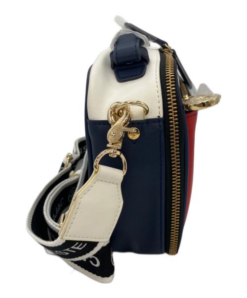 CASTELBAJAC（カステルバジャック）CASTELBAJAC (カステルバジャック) ショルダーバッグ ネイビー×ホワイトの古着・服飾アイテム