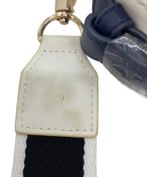 CASTELBAJAC（カステルバジャック）CASTELBAJAC (カステルバジャック) ショルダーバッグ ネイビー×ホワイトの古着・服飾アイテム