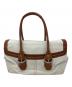 COACH (コーチ) ワンショルダーバッグ ホワイト×ブラウン：7000円