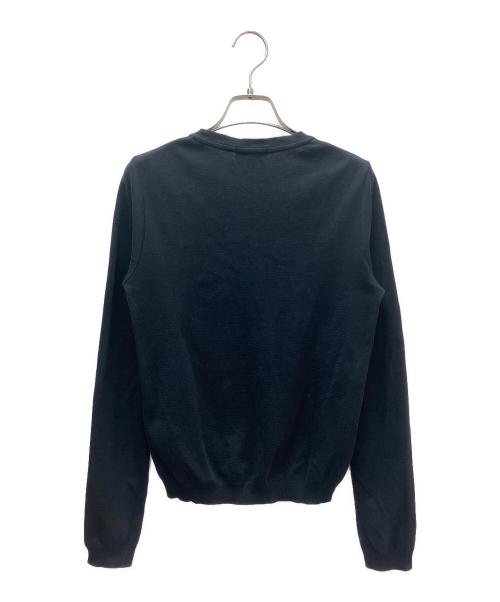 BURBERRY BLUE LABEL（バーバリー ブルー レーベル）BURBERRY BLUE LABEL (バーバリー ブルー レーベル) 薄手カーディガン ブラック サイズ:38の古着・服飾アイテム