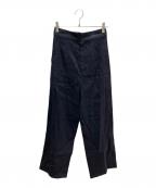 Nobleノーブル）の古着「リネンパンツ」｜ネイビー