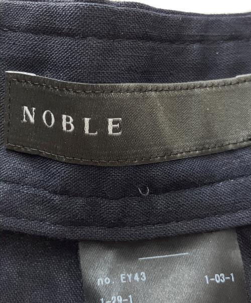 Noble（ノーブル）Noble (ノーブル) リネンパンツ ネイビー サイズ:91cm (W36) 未使用品の古着・服飾アイテム