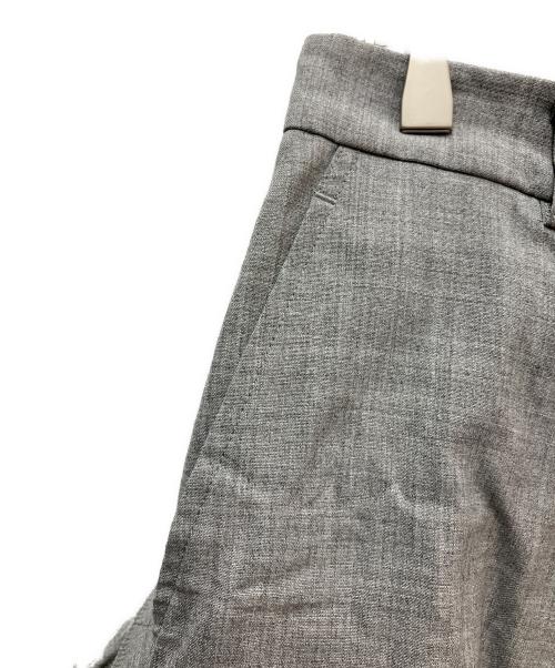 COMME des GARCONS（コムデギャルソン）COMME des GARCONS (コムデギャルソン) ウールスカートラップパンツ グレー サイズ:Ｍの古着・服飾アイテム