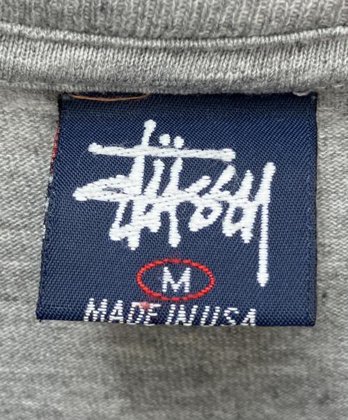 stussy（ステューシー）stussy (ステューシー) 半袖カットソー グレー サイズ:Ｍの古着・服飾アイテム