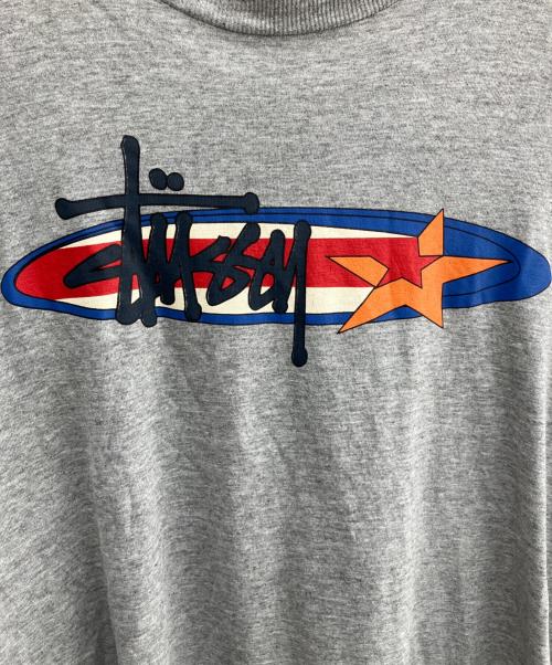 stussy（ステューシー）stussy (ステューシー) 半袖カットソー グレー サイズ:Ｍの古着・服飾アイテム