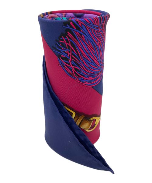 HERMES（エルメス）HERMES (エルメス) 大判スカーフ ネイビーの古着・服飾アイテム