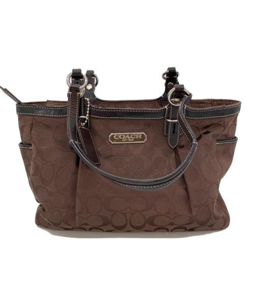 COACH（コーチ）COACH (コーチ) ハンドバッグ ブラウンの古着・服飾アイテム