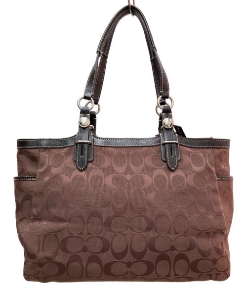 COACH（コーチ）COACH (コーチ) ハンドバッグ ブラウンの古着・服飾アイテム