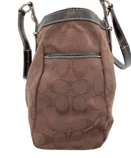 COACH（コーチ）COACH (コーチ) ハンドバッグ ブラウンの古着・服飾アイテム