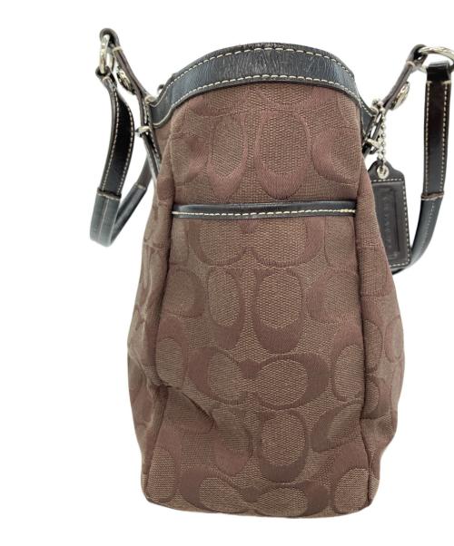 COACH（コーチ）COACH (コーチ) ハンドバッグ ブラウンの古着・服飾アイテム