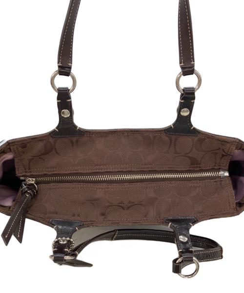 COACH（コーチ）COACH (コーチ) ハンドバッグ ブラウンの古着・服飾アイテム
