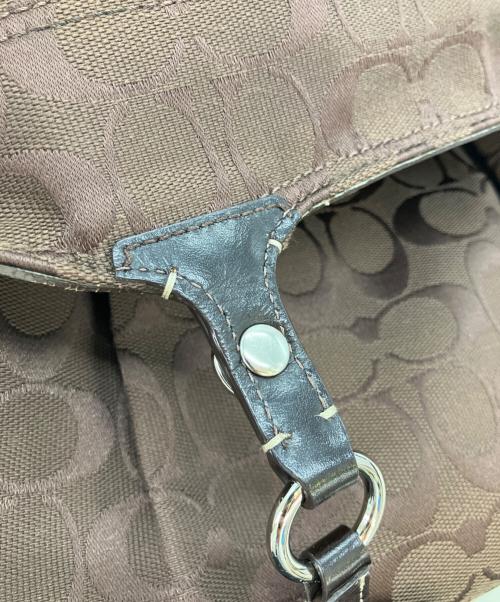 COACH（コーチ）COACH (コーチ) ハンドバッグ ブラウンの古着・服飾アイテム
