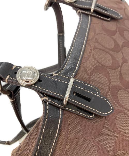 COACH（コーチ）COACH (コーチ) ハンドバッグ ブラウンの古着・服飾アイテム