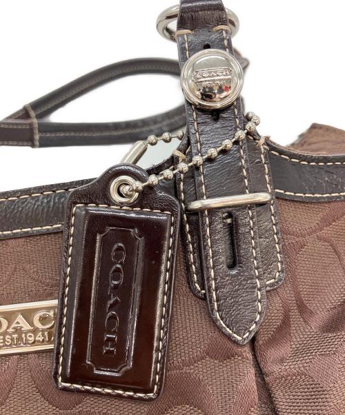 COACH（コーチ）COACH (コーチ) ハンドバッグ ブラウンの古着・服飾アイテム