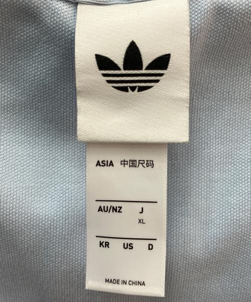 adidas（アディダス）adidas (アディダス) トラックジャケット バーガンディー×スカイブルー サイズ:XLの古着・服飾アイテム