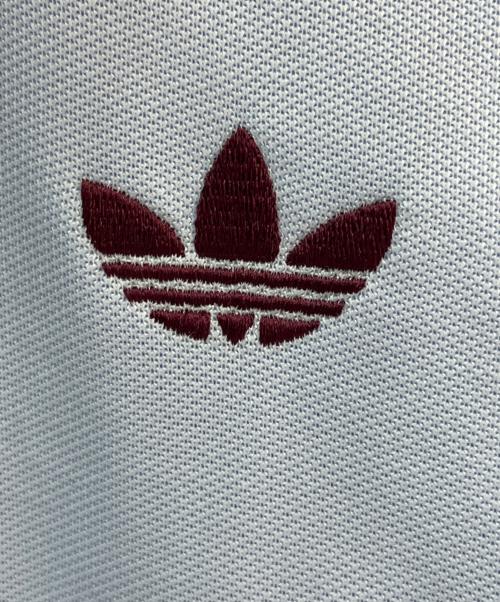 adidas（アディダス）adidas (アディダス) トラックジャケット バーガンディー×スカイブルー サイズ:XLの古着・服飾アイテム