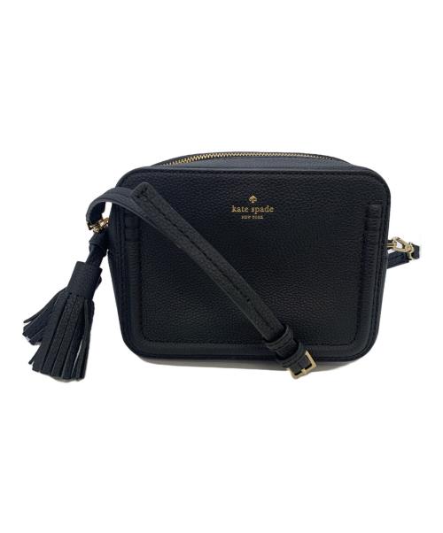 Kate Spade（ケイトスペード）Kate Spade (ケイトスペード) タッセルショルダーバッグ ブラックの古着・服飾アイテム