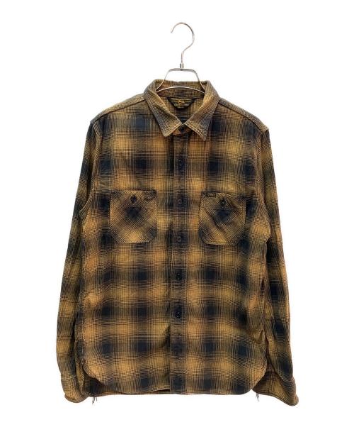 COOTIE（クーティー）COOTIE (クーティー) 長袖シャツ ブラウン サイズ:Ｍの古着・服飾アイテム