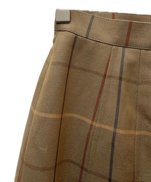 Burberry's（バーバリー）Burberry's (バーバリー) チェックスカート ベージュ サイズ:不明の古着・服飾アイテム