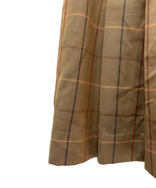 Burberry's（バーバリー）Burberry's (バーバリー) チェックスカート ベージュ サイズ:不明の古着・服飾アイテム