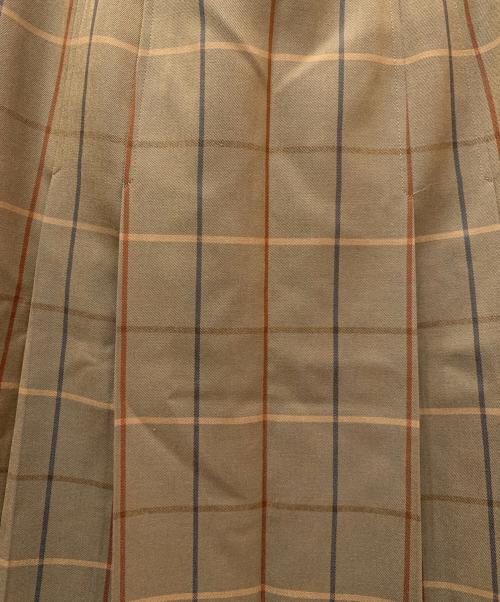 Burberry's（バーバリー）Burberry's (バーバリー) チェックスカート ベージュ サイズ:不明の古着・服飾アイテム