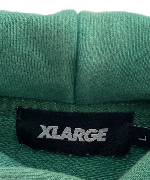 X-LARGE（エクストララージ）X-LARGE (エクストララージ) プルオーバーパーカー グリーン サイズ:Lの古着・服飾アイテム