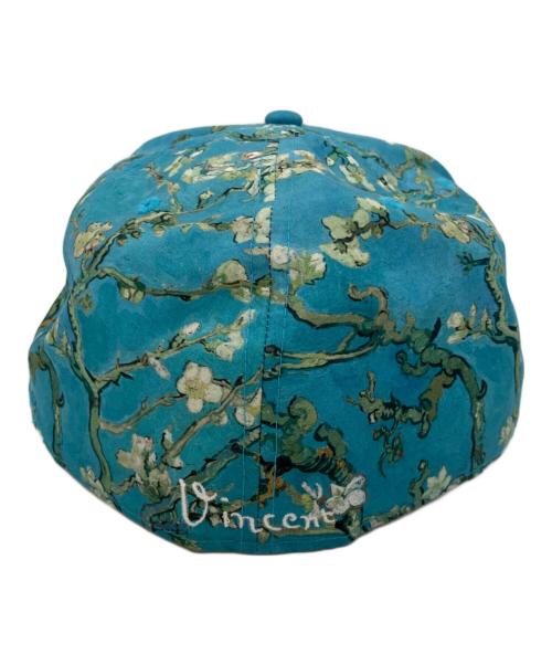 New Era（ニューエラ）New Era (ニューエラ) キャップ フィンセント アーモンドの枝 ブルー サイズ:71/2の古着・服飾アイテム