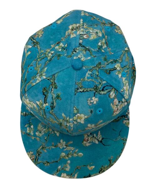 New Era（ニューエラ）New Era (ニューエラ) キャップ フィンセント アーモンドの枝 ブルー サイズ:71/2の古着・服飾アイテム