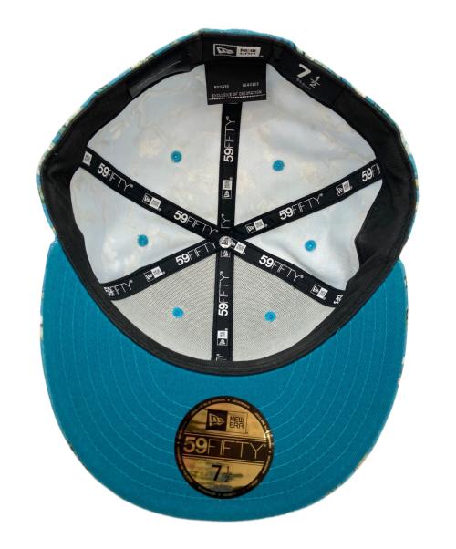 New Era（ニューエラ）New Era (ニューエラ) キャップ フィンセント アーモンドの枝 ブルー サイズ:71/2の古着・服飾アイテム