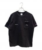 Champion×WTAPSチャンピオン×ダブルタップス）の古着「Champion(チャンピオン)WTAPS(ダブルタップス)半袖カットソーC8-D360」｜ブラック