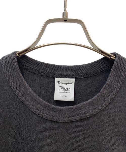 Champion（チャンピオン）Champion (チャンピオン) WTAPS (ダブルタップス) Champion(チャンピオン)WTAPS(ダブルタップス)半袖カットソーC8-D360 ブラック サイズ:Lの古着・服飾アイテム